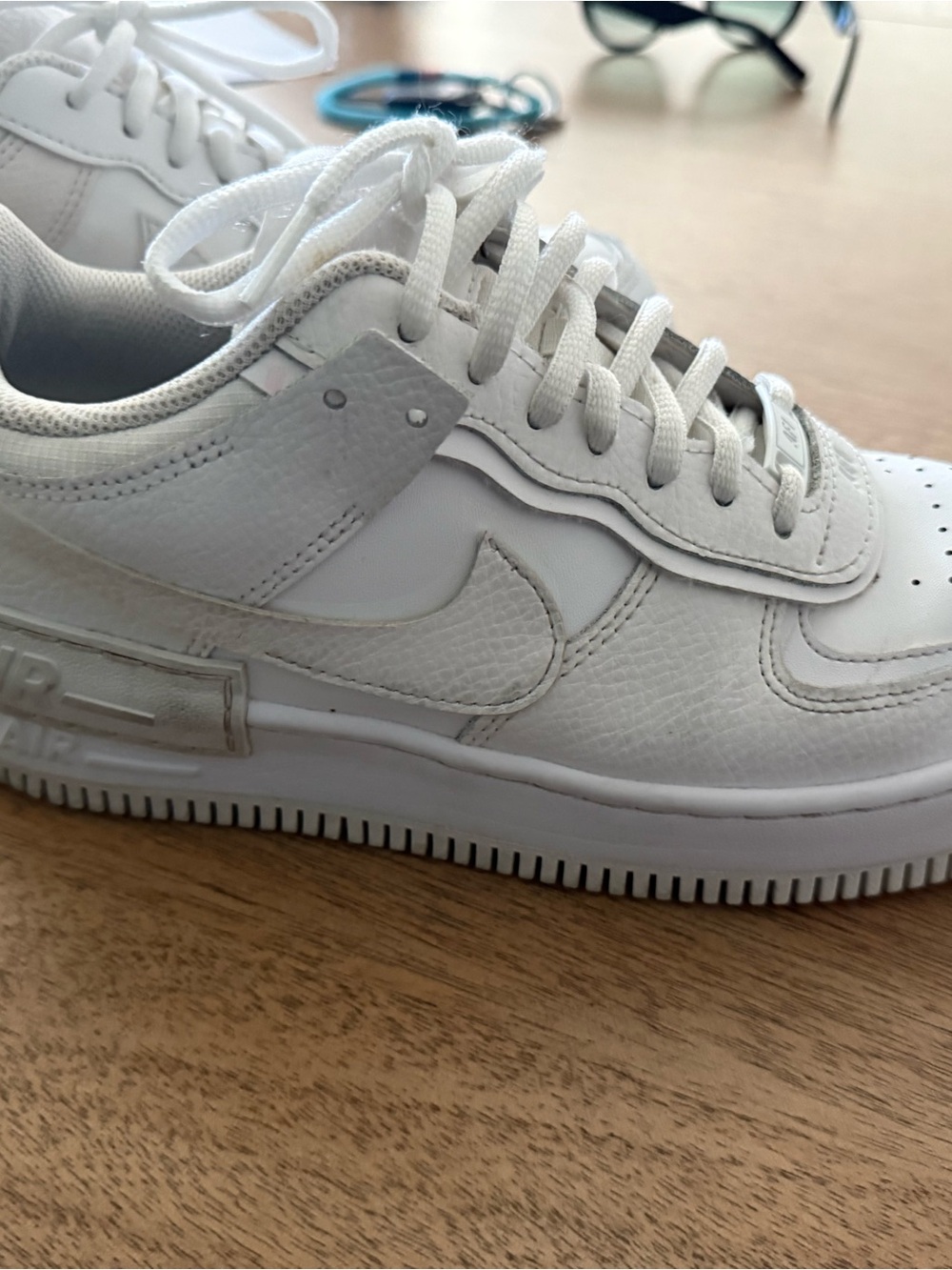 White Women's Low-Top Leather Sneakers - Clean Everyday Style